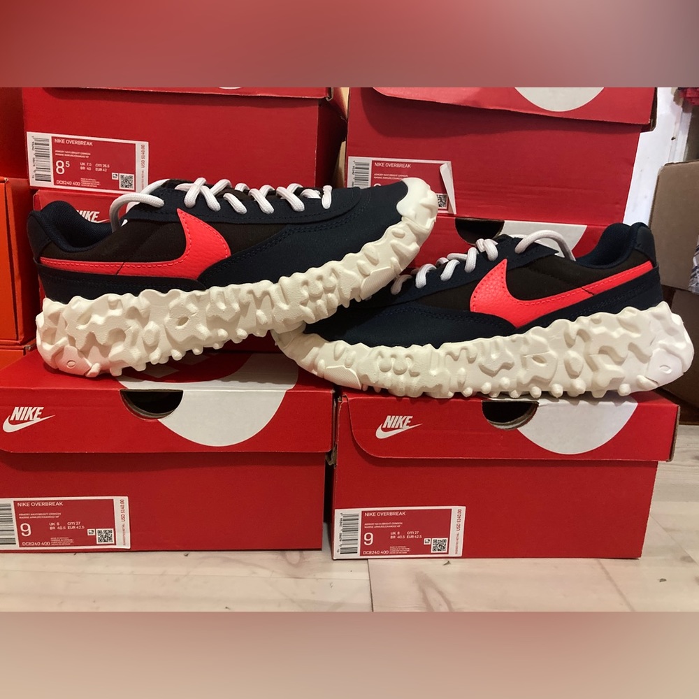Nike Overbreak SP Armory Navy Red White DC8240-400 Men's Size 8.5-9.5 Brand New